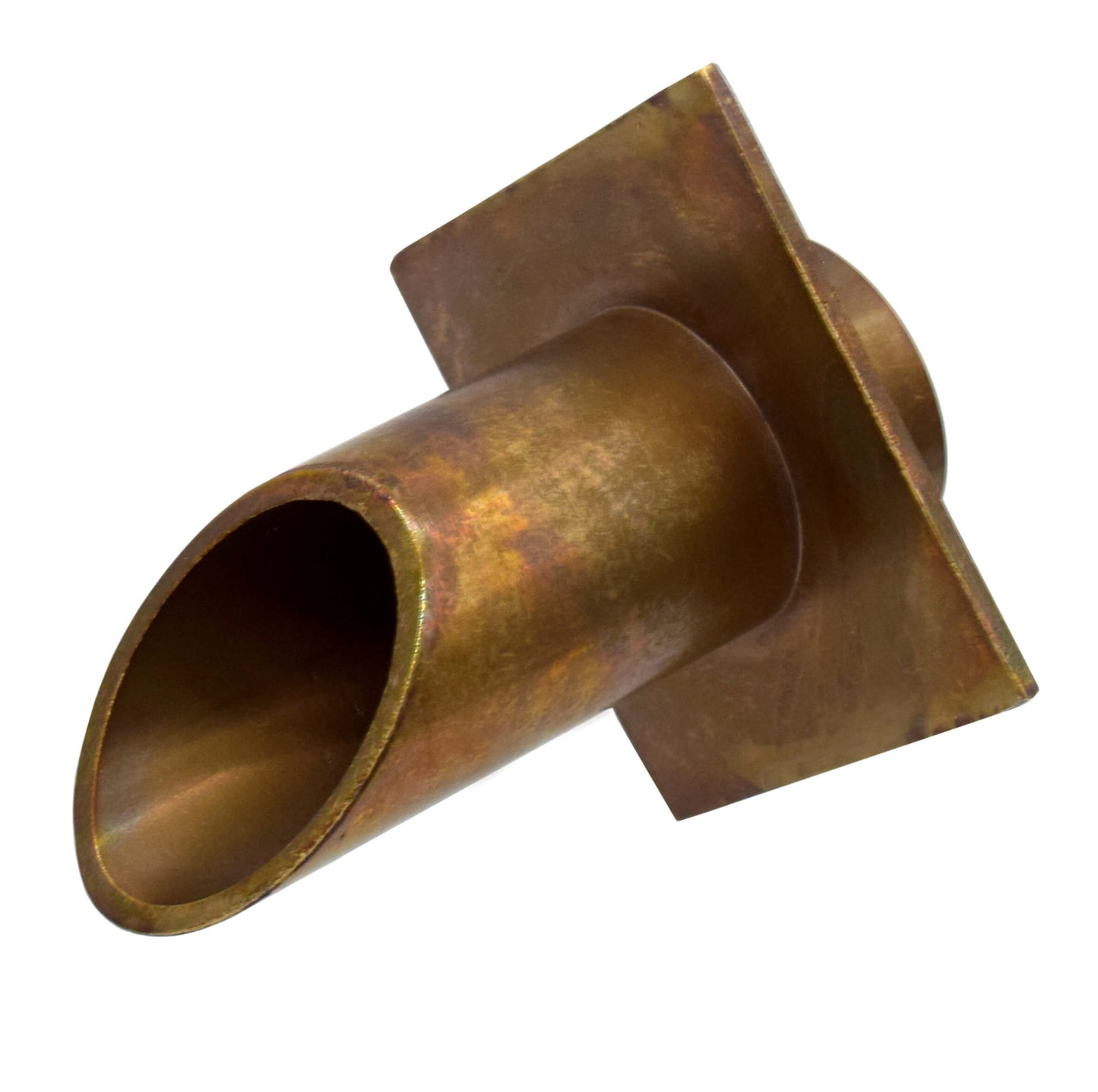 BWS2D Vianti Falls™ Antique Brass 2″ Diamond Wall Scupper
