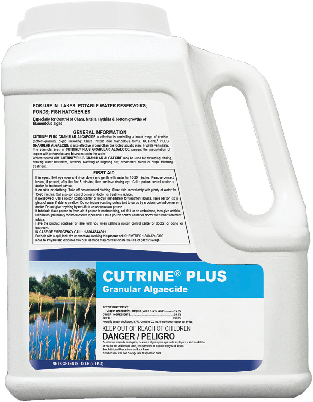 CPG1 Cutrine Plus Granular Algaecide – 12 lb. pail