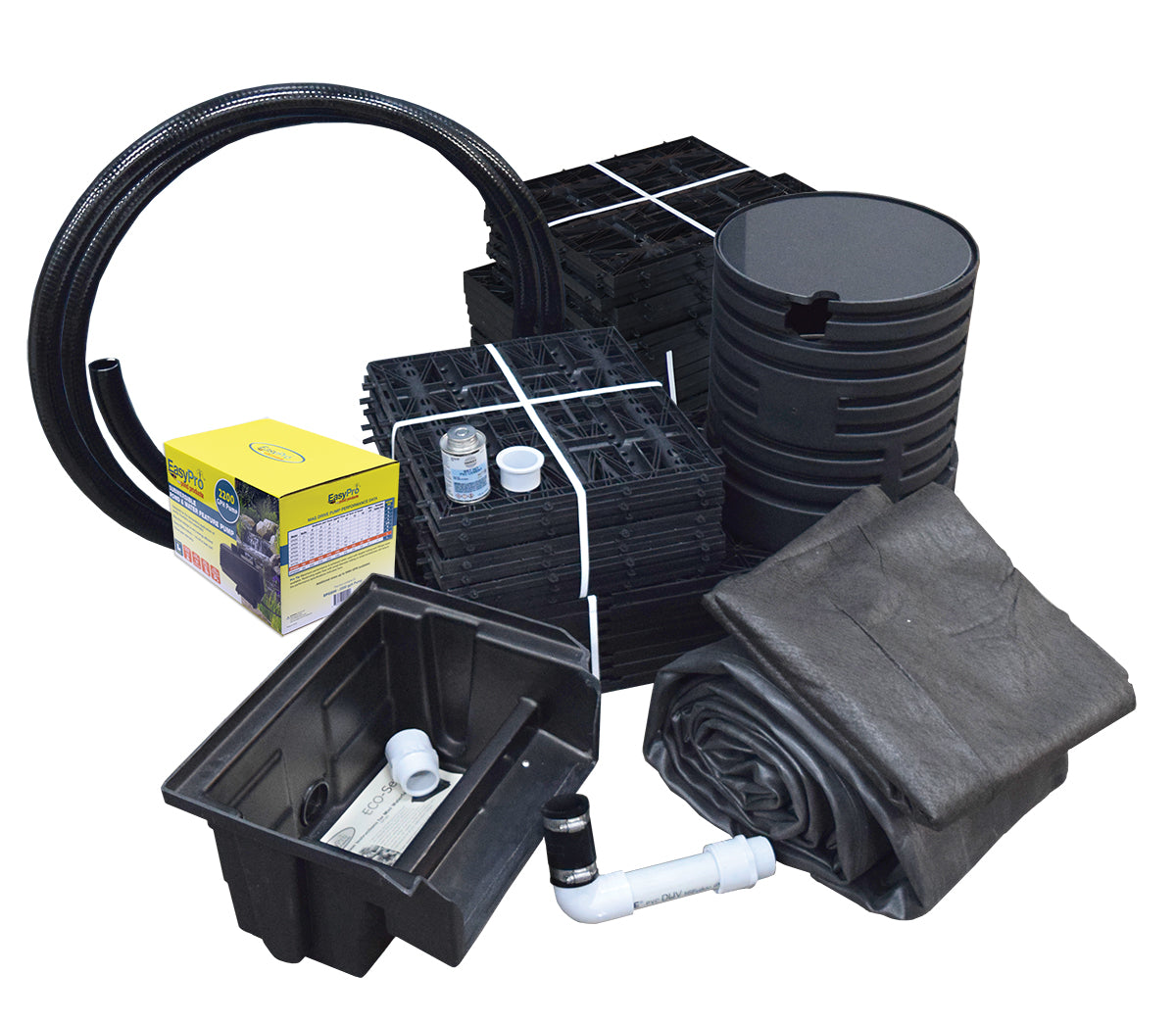 JAF9E Mini Just-A-Falls™ Kit – 12″ Spillway (3′ Stream)