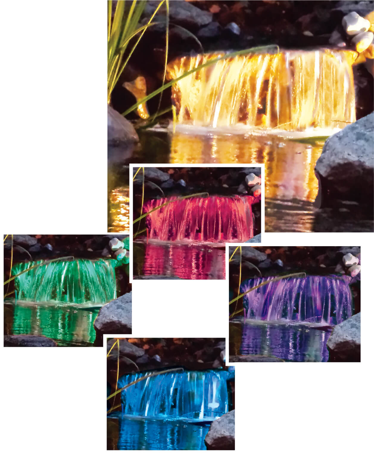 RGB9PL Color Changing LED Submersible Light – Stainless Steel