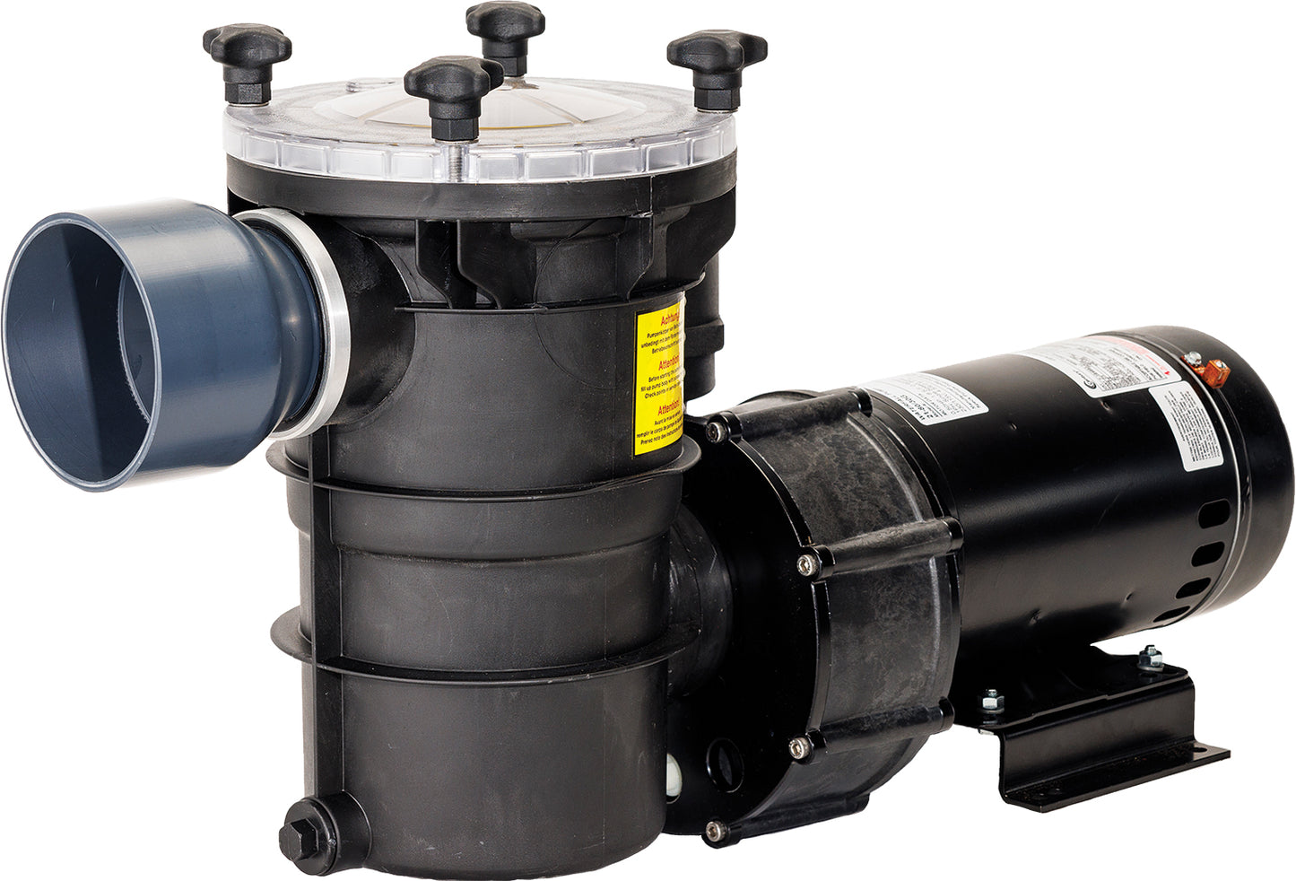 EasyPro SPHE05 Speck swim-rated external flooded suction pump on white background