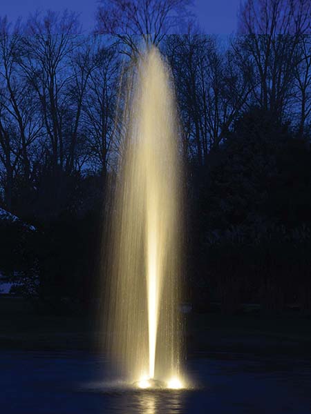 WFL2-100 AquaShine Two Light Warm White LED Fountain Light Kits – 100′ cord