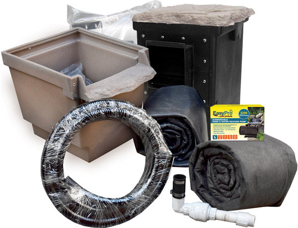 ET66FB Pro-Series Mini Pond Kit – Complete for 6′ X 6′ Pond