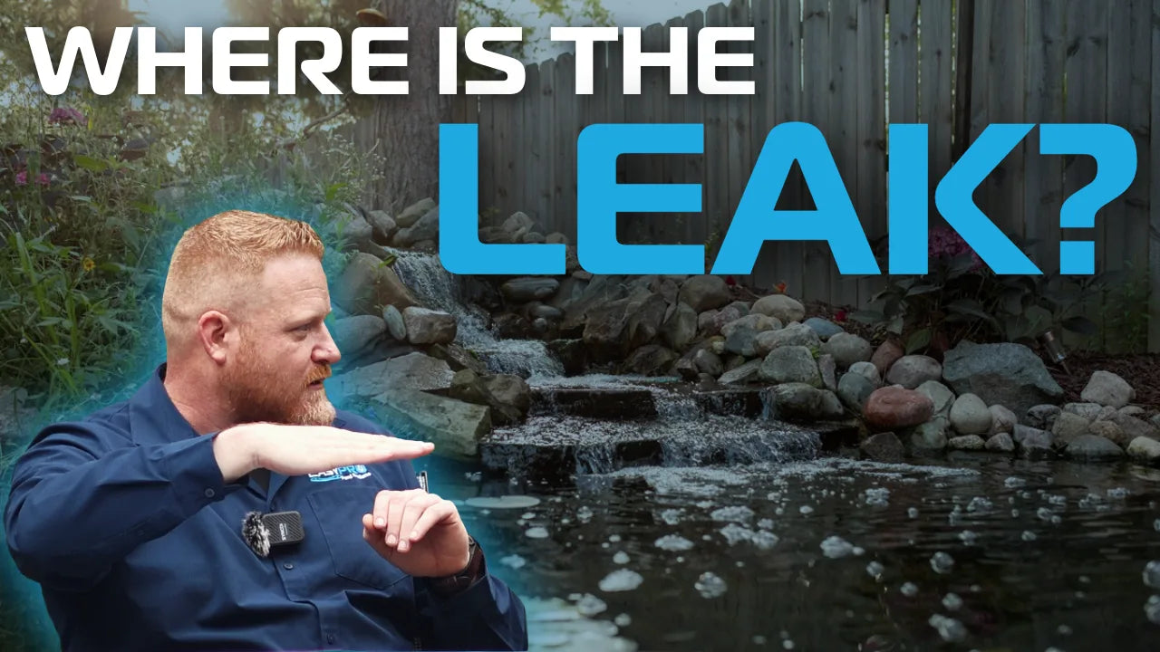 How to Find a Leak in Your Pond (Before You Start Pulling It Apart)