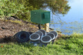 PA66DP Sentinel Deluxe Aeration System for Ponds up to 2 Acres – Complete System Contains Stratus™ SRC 1/2hp Compressor with Sound Shield™, Deluxe 18