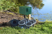 PA66DP Sentinel Deluxe Aeration System for Ponds up to 2 Acres – Complete System Contains Stratus™ SRC 1/2hp Compressor with Sound Shield™, Deluxe 18" Cabinet, Three QS2 Diffusers and QuickSink Tubing