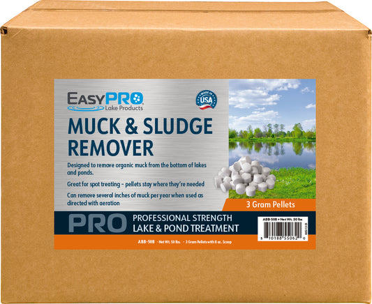 ABB-50B Muck & Sludge Remover Pellets, 50 lb box