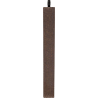 AS1237 - Alumina Airstone - 1 1/2" x 1 1/2" x 12" With 3/8" Barb