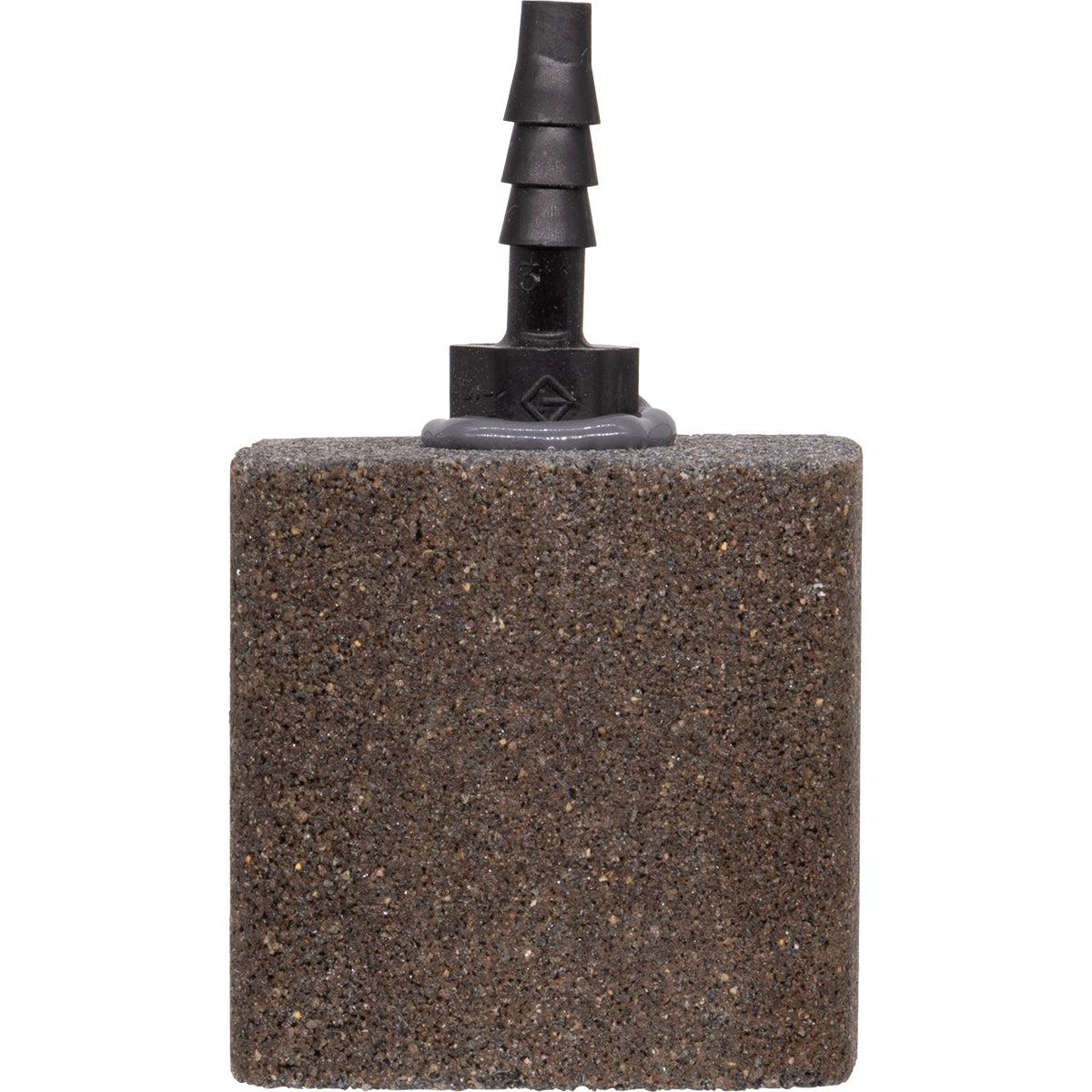 AS15 Alumina Airstone – 1 1/2" X 1 1/2" X 1 1/2" – 3/16" barb