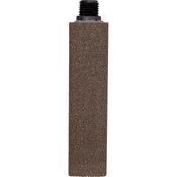 AS650 - Alumina Airstone - 1 1/2" x 1 1/2" x 6" With 1/2" Barb