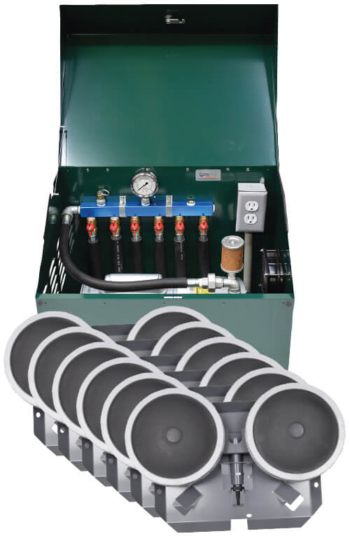 PA100AD Sentinel Deluxe Aeration System – Complete PA100A system with cabinet