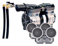 PA65A Rocking Piston Pond Aeration System – 2 outlet 1/2 HP Kit with NO Tubing