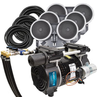 PA83W Aeration System for Ponds up to 3 Acres – Complete System Contains Stratus™ SRC 3/4 hp Compressor, Three QS2 Diffusers and QuickSink Tubing