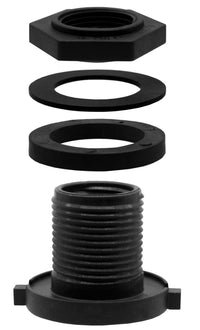 BF75N Heavy Duty Bulkhead Fitting – 3/4″ (1.50″ hole size)