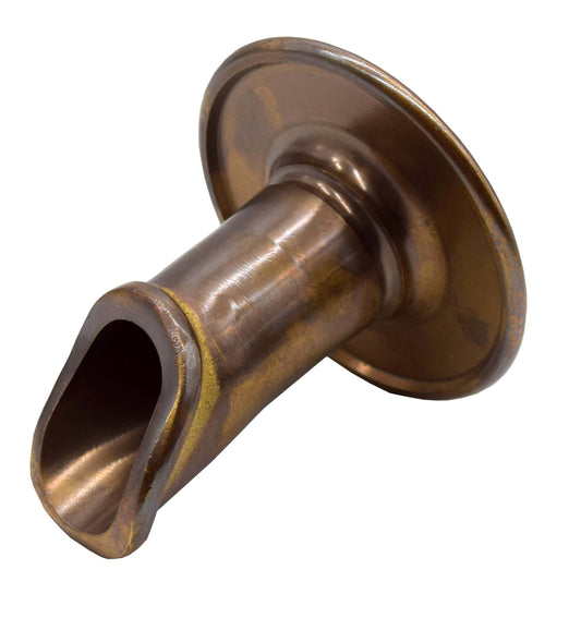 BWS2F Vianti Falls Brass 2″ Antique Round Wall Scupper