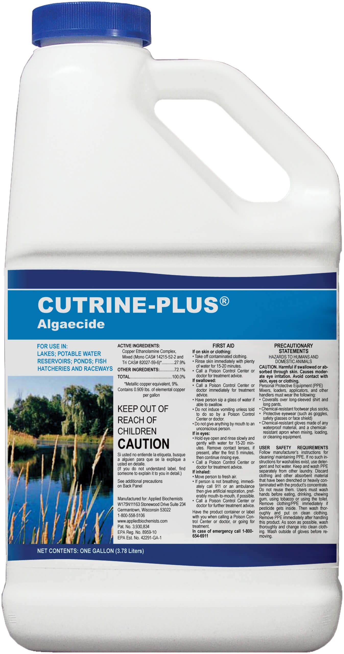 CPL Cutrine Plus Liquid Algaecide – 1 gallon