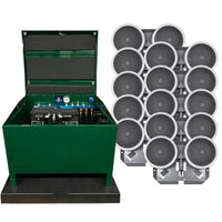 DCS210HP High Pressure Aeration System –Contains Stratus™ SRC 2 hp Compressor with Sound Shield™, Deluxe 28" Cabinet, and Ten QS2 Diffusers