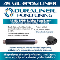 BPL1010 – 10′ x 10′ DuraLiner™ – 45mil EPDM Rubber Pond Liner