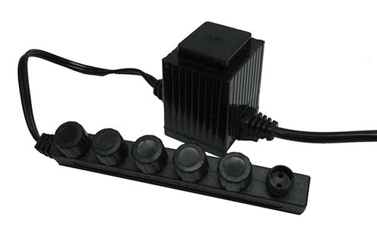 MT20 20 Watt Transformer – 120 volt to 12 volt – w/ 6 quick connects