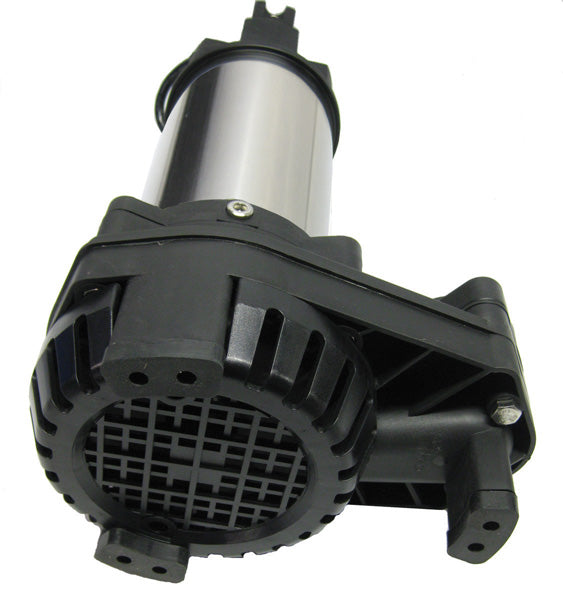 EasyPro TH pump intake screen installed on pump base on white background