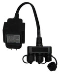 MT10 10 Watt Transformer – 120 volt to 12 volt – with 3 way splitter