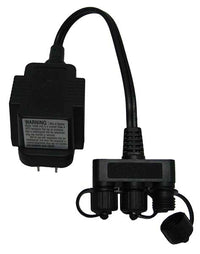 MT10 10 Watt Transformer – 120 volt to 12 volt – with 3 way splitter