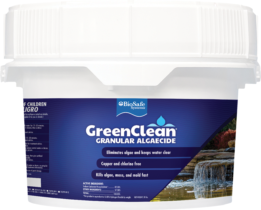 GC20 GreenClean Granular Algaecide – 20 lb. pail