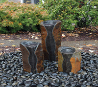 HBML3 Tranquil Décor Modern Basalt Fountain XL Trio