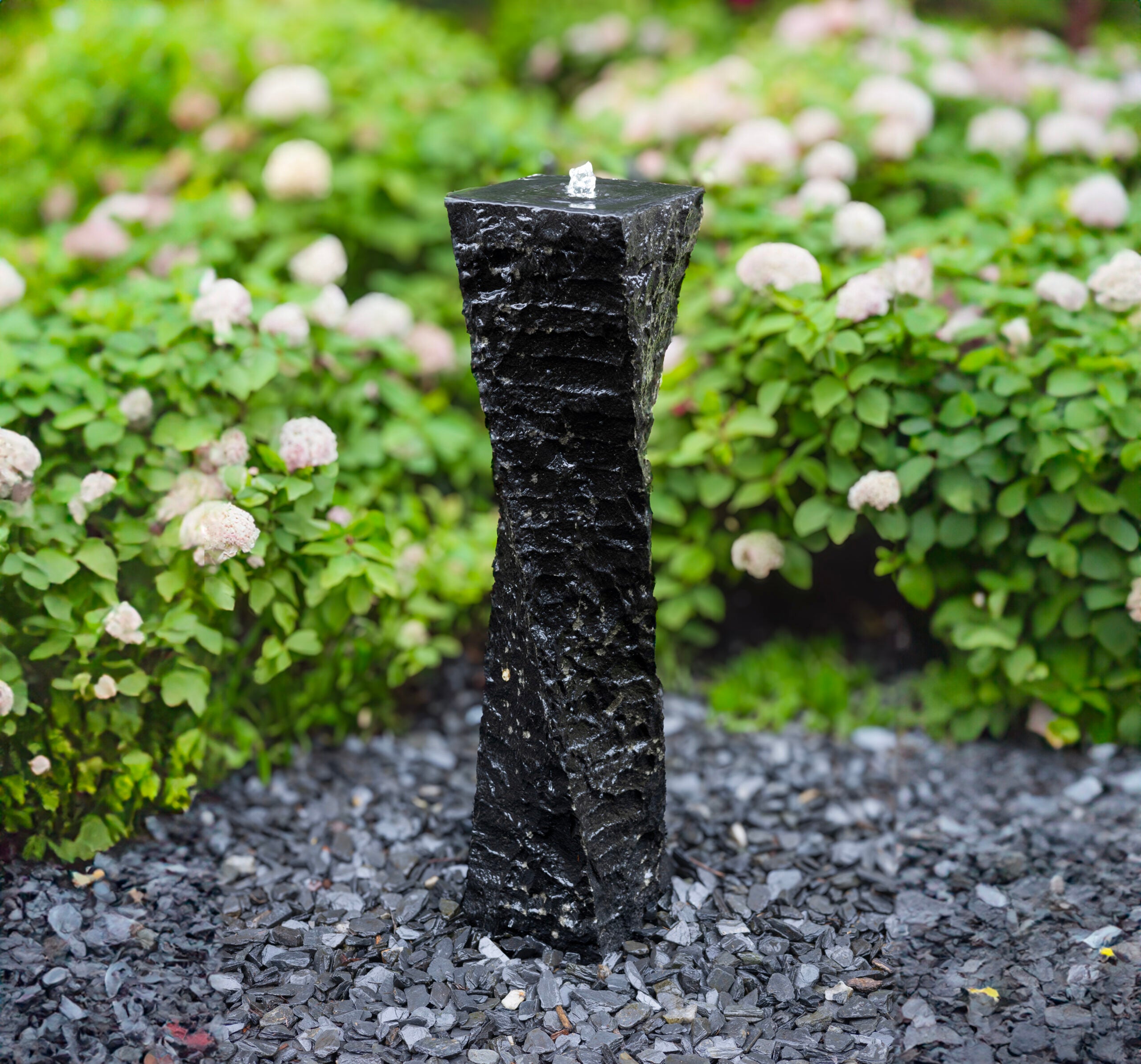 HBTR39 Tranquil Décor – Twisted Basalt Fountain – 39″ – EasyPro
