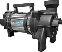 EasyPro HTH stainless steel horizontal submersible pump on transparent background