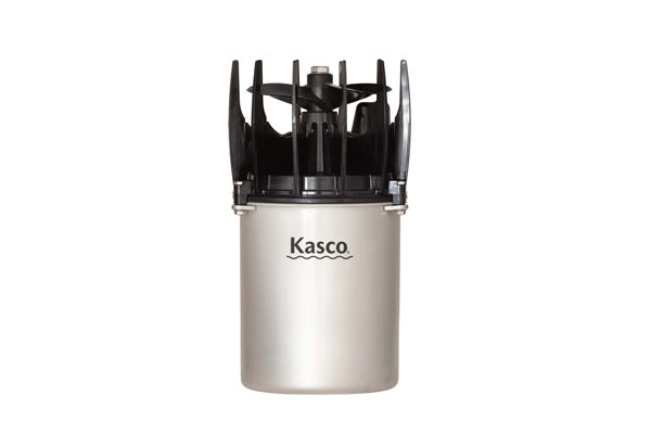 Kasco AquatiClear Water Circulator with stainless steel motor housing, black propeller and clog-resistant guard