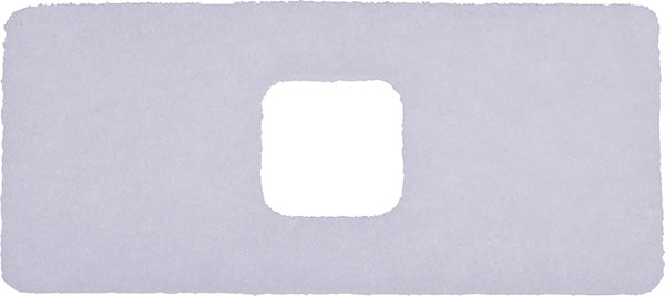 KPA68F Pro-Clear Aire compressor replacement filter pad with square center opening for KPA60 and KPA80 compressors