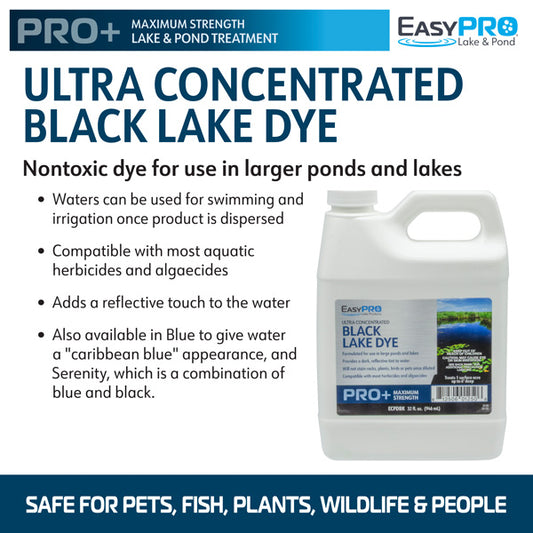 ECPDBK Ultra Concentrated Black Lake Dye – Liquid – 1 Quart
