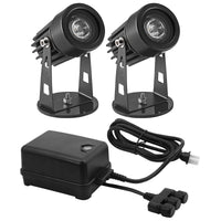 LED4WWK Two 3 Watt Underwater LED Lights with Transformer
