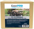NP1515 3/4" / 15′ X 15′ Prepackaged Premium Pond Cover Netting, Includes 8 Stakes