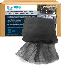 NR101F 3/8" Fine Mesh / 10′ X 100′ Premium Pond Cover Netting