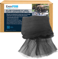 NR101 3/4" / 10′ X 100′ Boxed Premium Pond Cover Netting