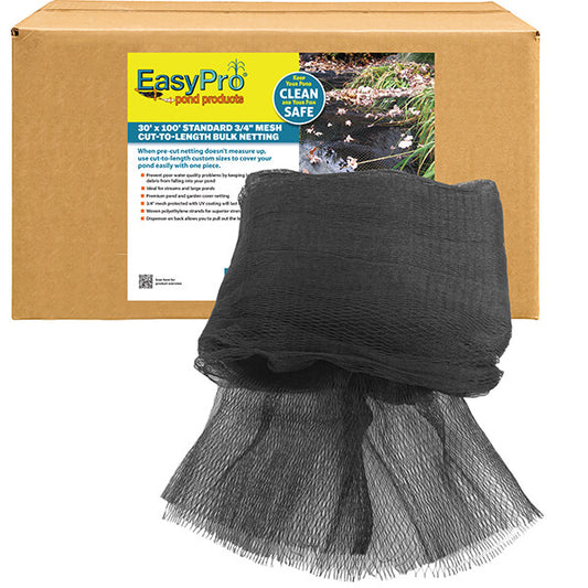NR301 3/4" / 30′ X 100′ Boxed Premium Pond Cover Netting