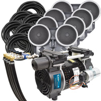 PA86W Rocking Piston Pond Aeration system – 3/4HP Kit with Quick Sink Tubing