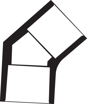 ELL30 45 degree Elbow (SLP x SLP) 3"