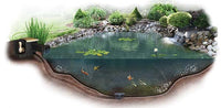 EM1616FB Pro-Series™ Medium Complete Pond Kit For 16' x 16' Pond