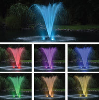 RGB2-150 AquaShine Two Light Color Changing LED Fountain Light Kits – 150′ cord