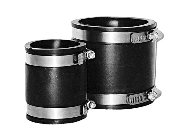 RC30 Rubber Coupling – 3" – w/SS Clamps