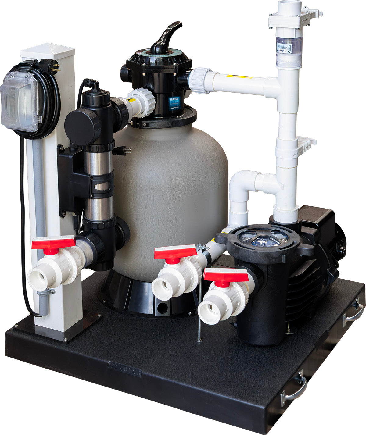 SMF1800 EasyPro Deluxe Skid Mount Pond Filtration System – 1800 gallon