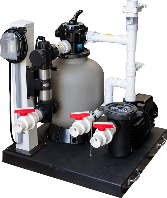 SMF1800 EasyPro Deluxe Skid Mount Pond Filtration System – 1800 gallon