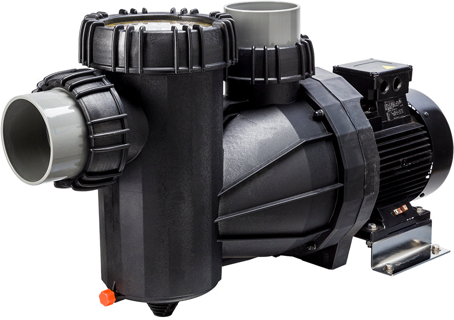 EasyPro SPHF50 Speck 5 hp swim-rated high flow pump on white background
