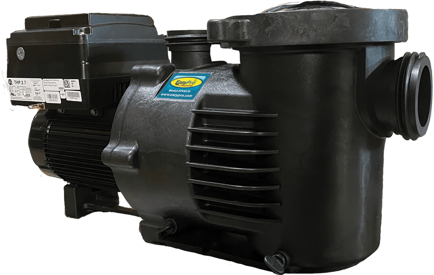 SPVS270 - 2.70 hp High Flow, Swim-Rated, Variable Speed Pump