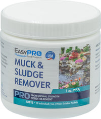 SRB12 Muck & Sludge Remover Bacteria – 12ct. 1oz Water Soluble Packs