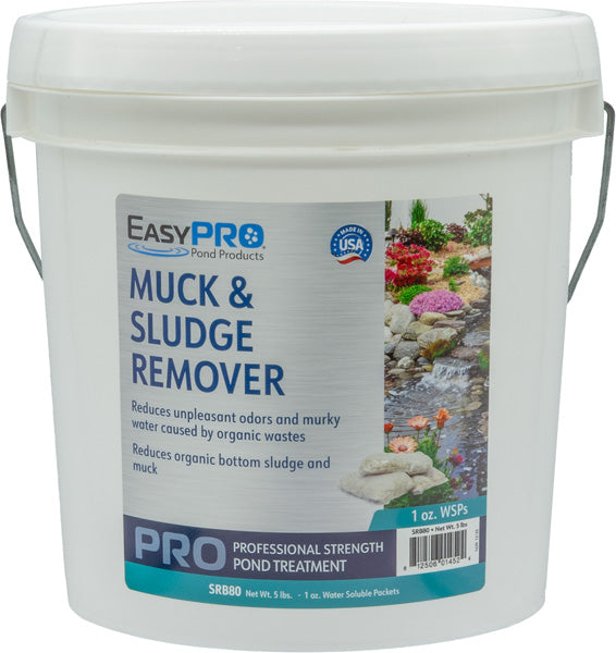 SRB80 Muck & Sludge Remover Bacteria – 5 lbs. 1oz Water Soluble Packs