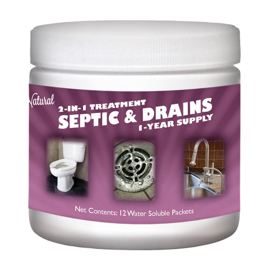 SEP12 Septic and Drain 2-in-1 Treatment